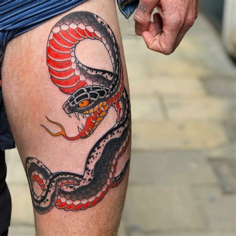 asian snake tattoo|traditional snake tattoos.